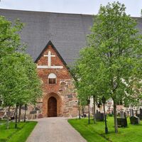 Die mittelalterliche Kirche von Hollola