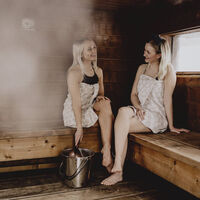 Die Sauna in Tykkimäki ist für alle geöffnet.