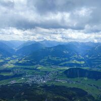 Blick über Gröbming ins Sölktal (li)