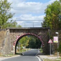 Brücke am Bahnhof Schalkau