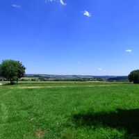 Blick vom Ostweg Richtung Hallwangen