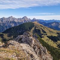 Gipfelblick Richtung Krinnenspitze