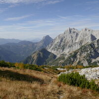 beim Abstieg wirds so richtig herbstlich