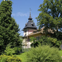 Radolfzell, Scheffelschlösschen auf der Halbinsel Mettnau