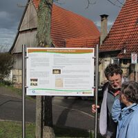Informationstafel in Simmozheim