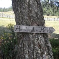 Wegweiser zur Unterauerlinger Hütte