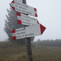 Aufstieg zum Gipfel Monte Roen
