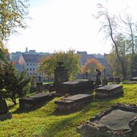 Görlitzer Nikolaifriedhof im Herbst