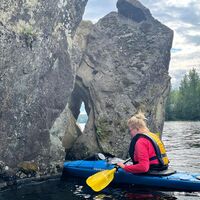 Felsformationen an der nordwestlichen Spitze von Rautsaari, Heinola
