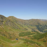 Gangkogel und Breiteckkoppe, darunter der Tierkessel