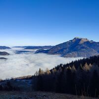 Rückblick auf den Schafberg