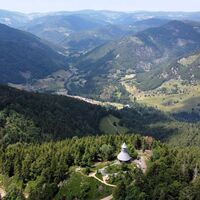 Hochkopfturm mit Sicht in den Präger Gletscherkessel