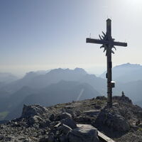 am Gipfel angekommen