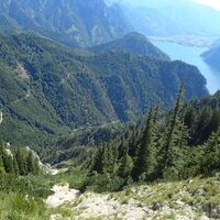Abstieg am Mairalm Steig