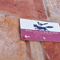 Wegemarkierung Weinrundwanderweg Klingen