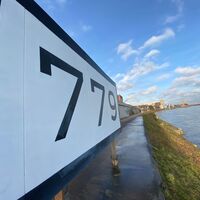 Tafel Rheinkilometer 779