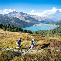 hoch über dem Silvaplanersee