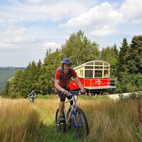 Mountainbike-Strecke an der Oberweißbacher Standseilbahn