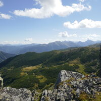 die Seckauer Tauern am Horizont
