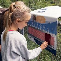 Infotafel in der Geisterklamm