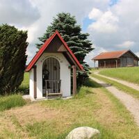 Kleines Marterl am der Schachenwaldrunde zum Gedenken an den Heiligen Donatus
