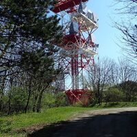 Gipfel mit der Sendeanlage