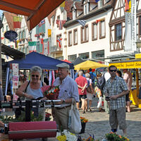 Traditioneller Jahrmarkt in Haslach
