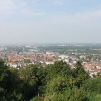 Ausblick vom Turmberg in Durlach