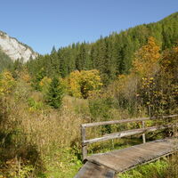 über den Wasserweg gehts zu den Teichen