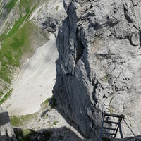 auf und ab am Klettersteig