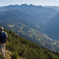 Der Abstieg Richtung Obere Wiese
