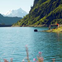 Tseuzier Stausee.