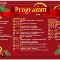 Programm Eisenacher Weihnachtsmarkt, Marktplatz 2019