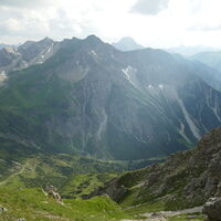 der wuchtige Elfer und der Zwölfer - mit Tiefblick