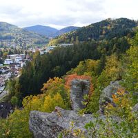 Aussicht vom Falkensteinfelsen