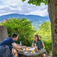 Mahlzeit mit Aussicht von Arrout
