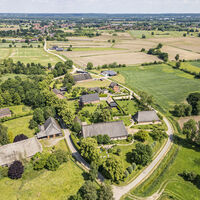 Ortsteil Krümse der Gemeinde Drage aus der Luft