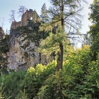 Herbststimmung bei der Ruine Kammerstein
