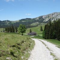Blick zurück zur Bodenalm