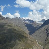 Blick zum Schalfkogel