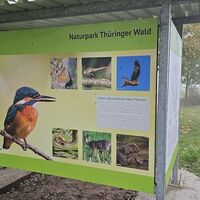 Naturpark-Infohütte Rückseite