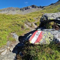 Die Bergstation und das Hannoverhaus ist zum greifen Nahe.