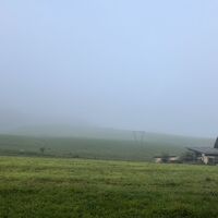 Schlepplift im Nebel. Lost Place?