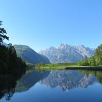 Almtaler Haus - Habernau/Jagersimmerl - Almsee - Hochpfad/Gschirrsattel -  Offensee - Jh. Fahrnau - Rindbachschlucht - Ebensee