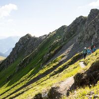 Zustieg zum VAUDE Klettersteig Gargellner Köpfe