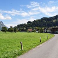 Ausgangs Flums, Blick Richtung Sargans