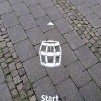 Start Einbecker Bierpfad: Fass 1