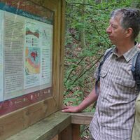Informationstafel Bachschwinde in der Teufelsküche
