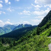 Toggenburger Höhenweg Etappe2 Blick Säntis