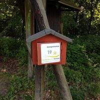 Stempelstation 19 im Nördlichen Harzvorland an der Burgruine Lichtenberg in Salzgitter